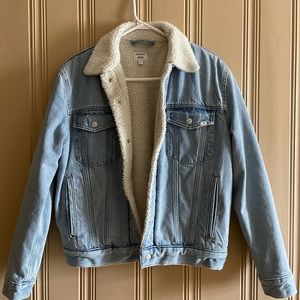 Sunday Best Sherpa Denim Oversized Jacket